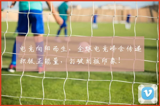 电竞向阳而生，全球电竞峰会传递积极正能量，打破刻板印象！